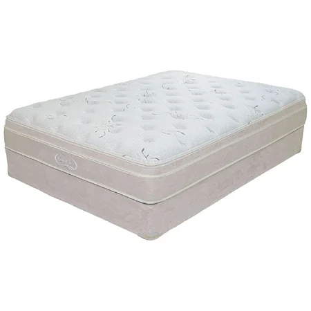 Queen Euro Top Air Bed Mattress and Foundation
